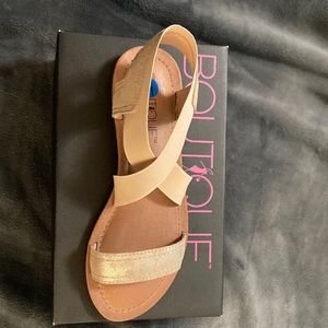Boutique by Corkys Adira Gold NWT Sandals 11